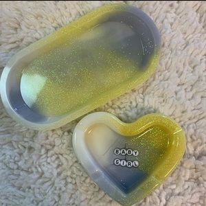 ❌SOLD❌💛Custom Ashtray Set🤍 made by @thatssoresin